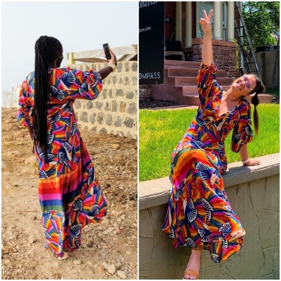 Farm Rio Rainbow Toucan Maxidress - Picture 7 of 8